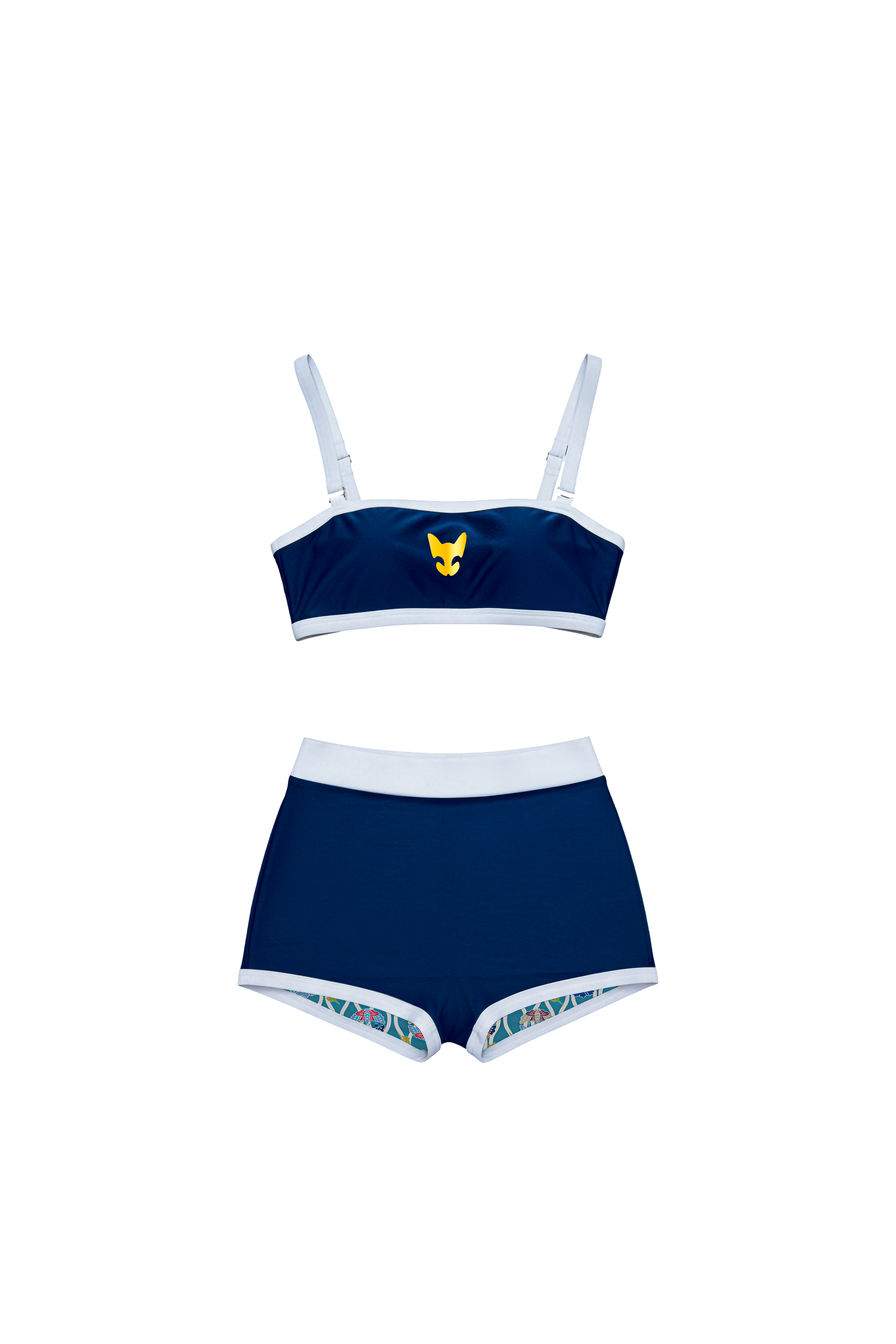 BOTAN 牡丹 - French Riviera Set (Tube Top + Shorts)