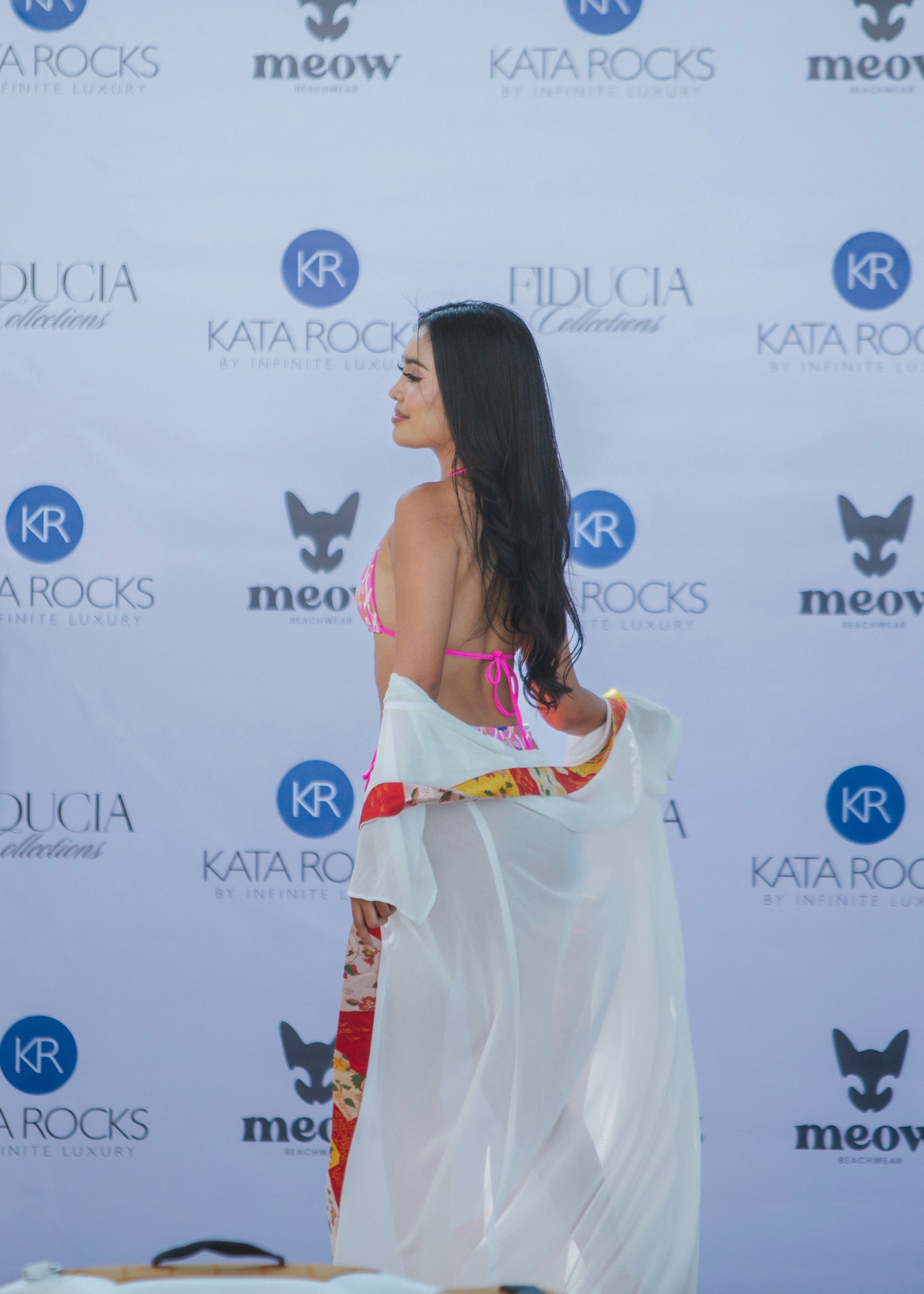 White Kimono with Red Obi